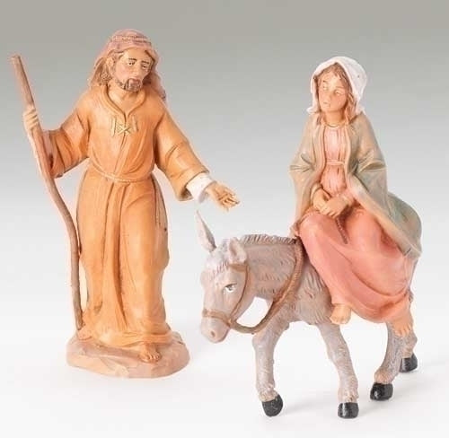 5" SCALE 2 PC SET JOURNEY TO BETHLEHEM