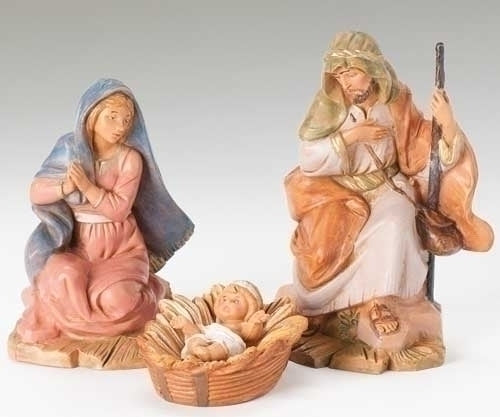 5" SCALE 3 PC SET HOLY FAMILY