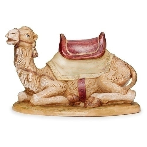 7.5" SCALE SEATED CAMEL W/ BLANKET