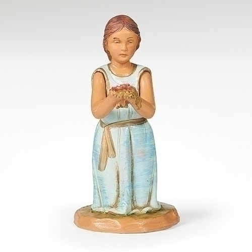 5" MADELINE, GIRL W/ROSES FIG